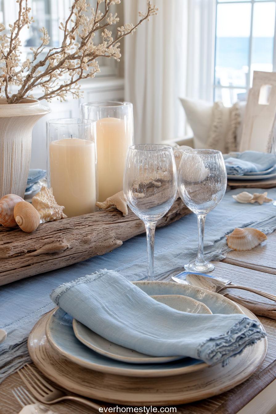 Coastal Thanksgiving Table