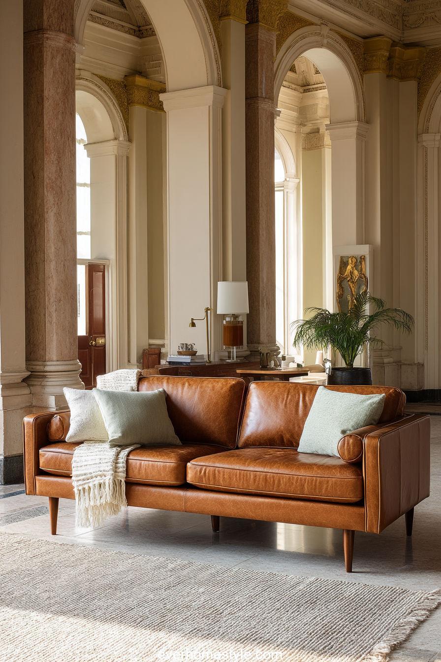 Earth Tone Living Room Idea 25