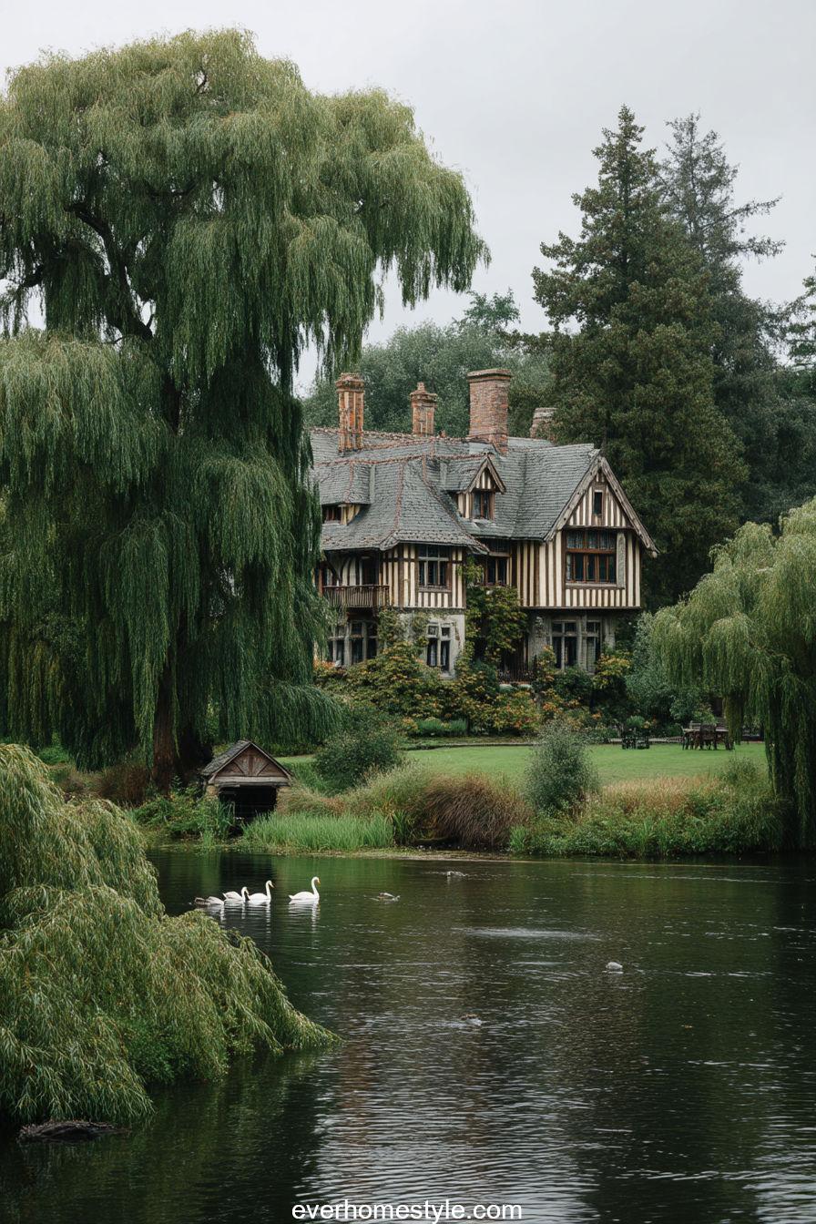 Idyllic Tudor Waterfront Mansion