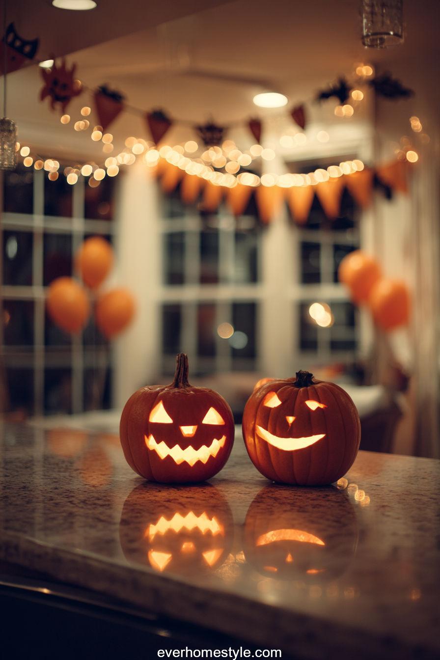 Pumpkin Glow Countertop