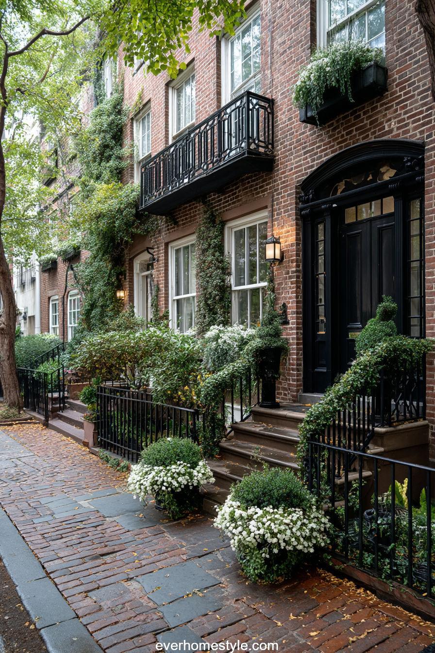 14. Urban Townhouse Green Facade