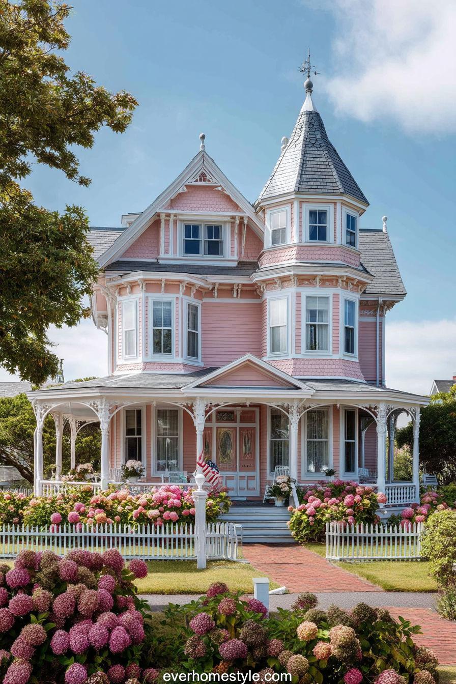Whimsical Victorian Turreted Mansion