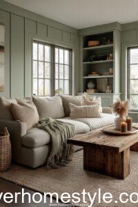 15 Timeless Sage Green Living Room Ideas for a Cozy Rustic Home