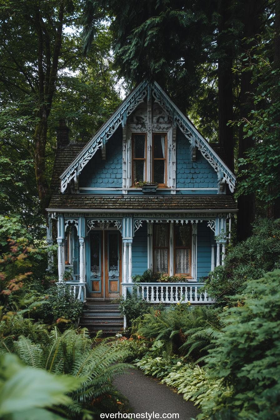 Rustic Small Victorian Cottage Charm