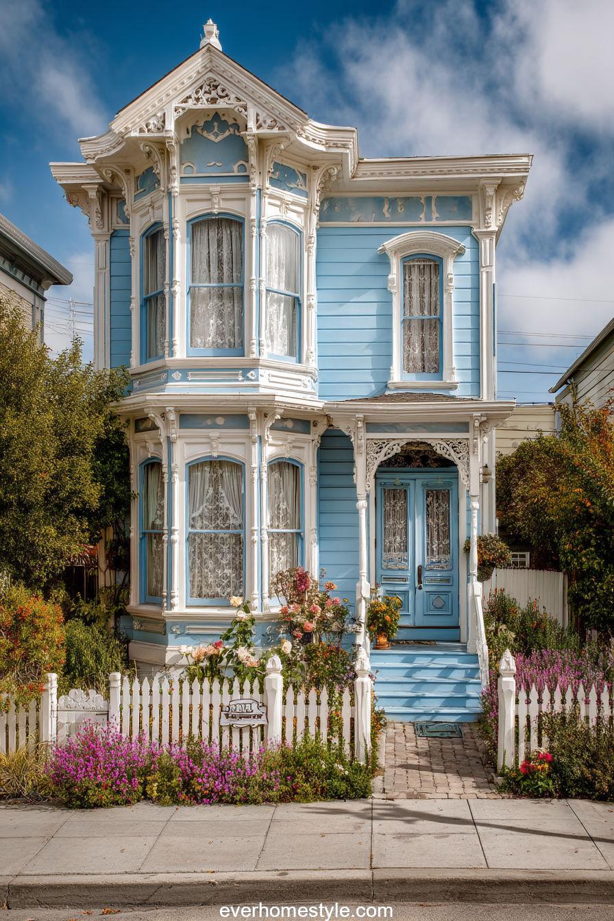 Sky-Blue Small Victorian Delight
