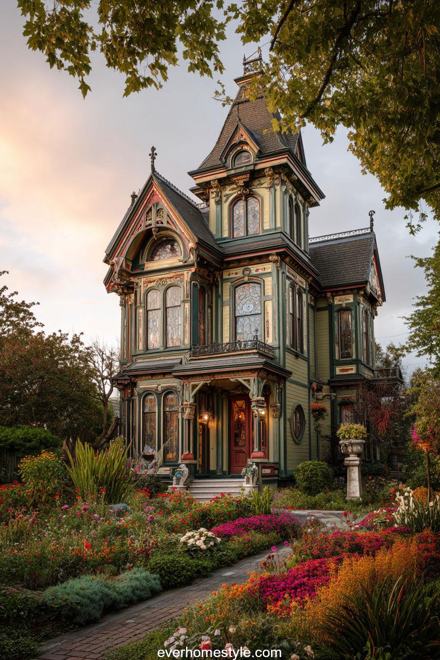 Ornate Small Victorian Mansion