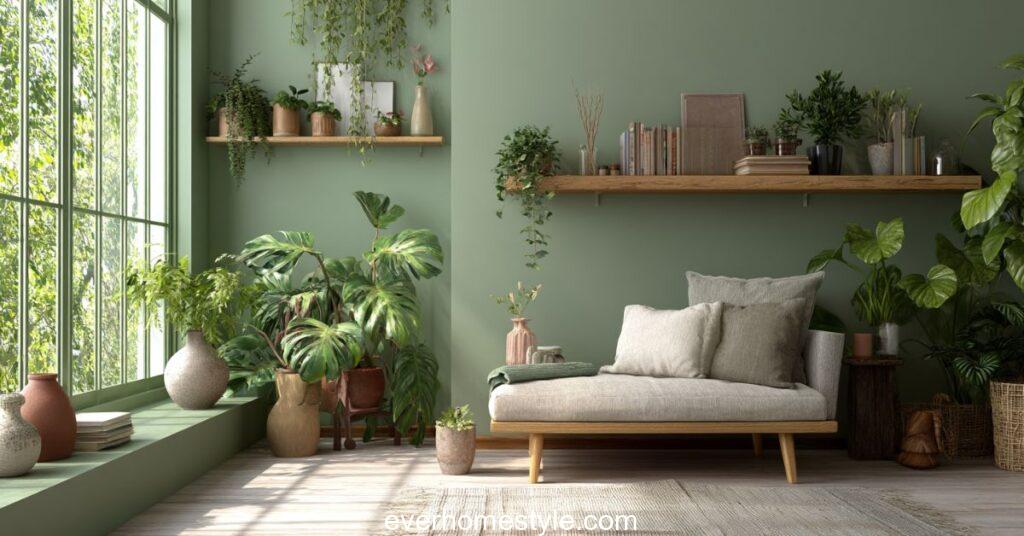 living room composition centered on a seating area