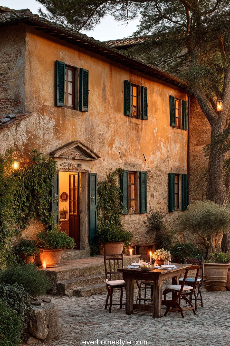 painterly tuscan home