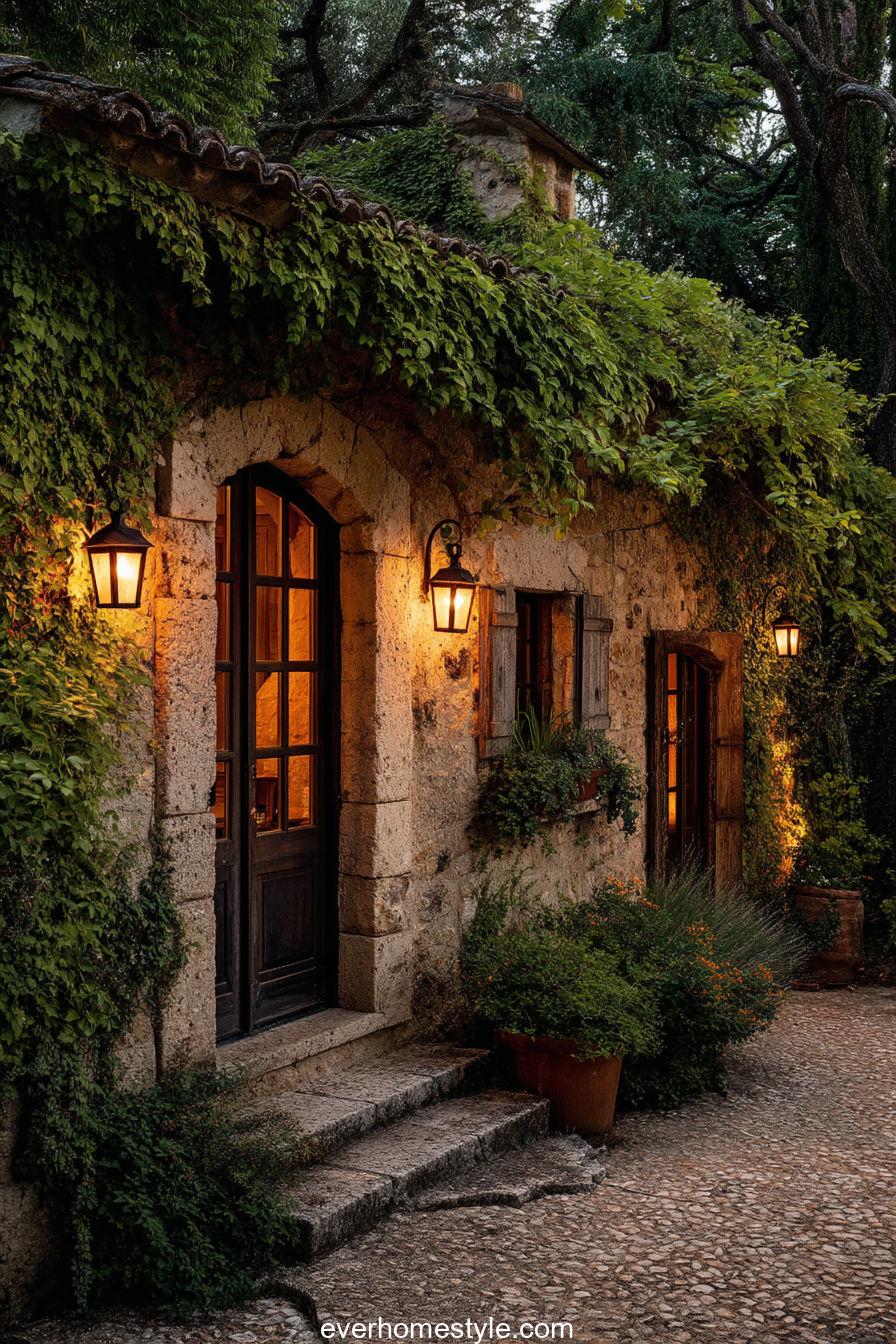 romantic tuscan cottage