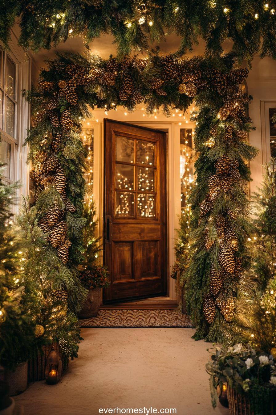 Garland-Framed Doorway
