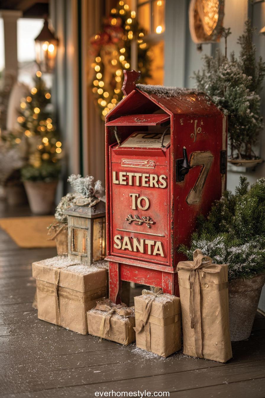 Santa Mailbox Display