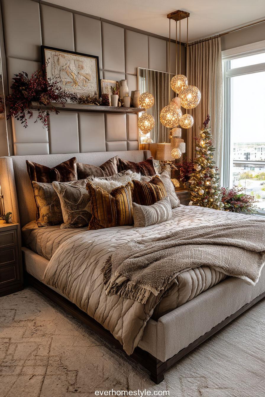 Top-Trend Christmas Bedroom Design
