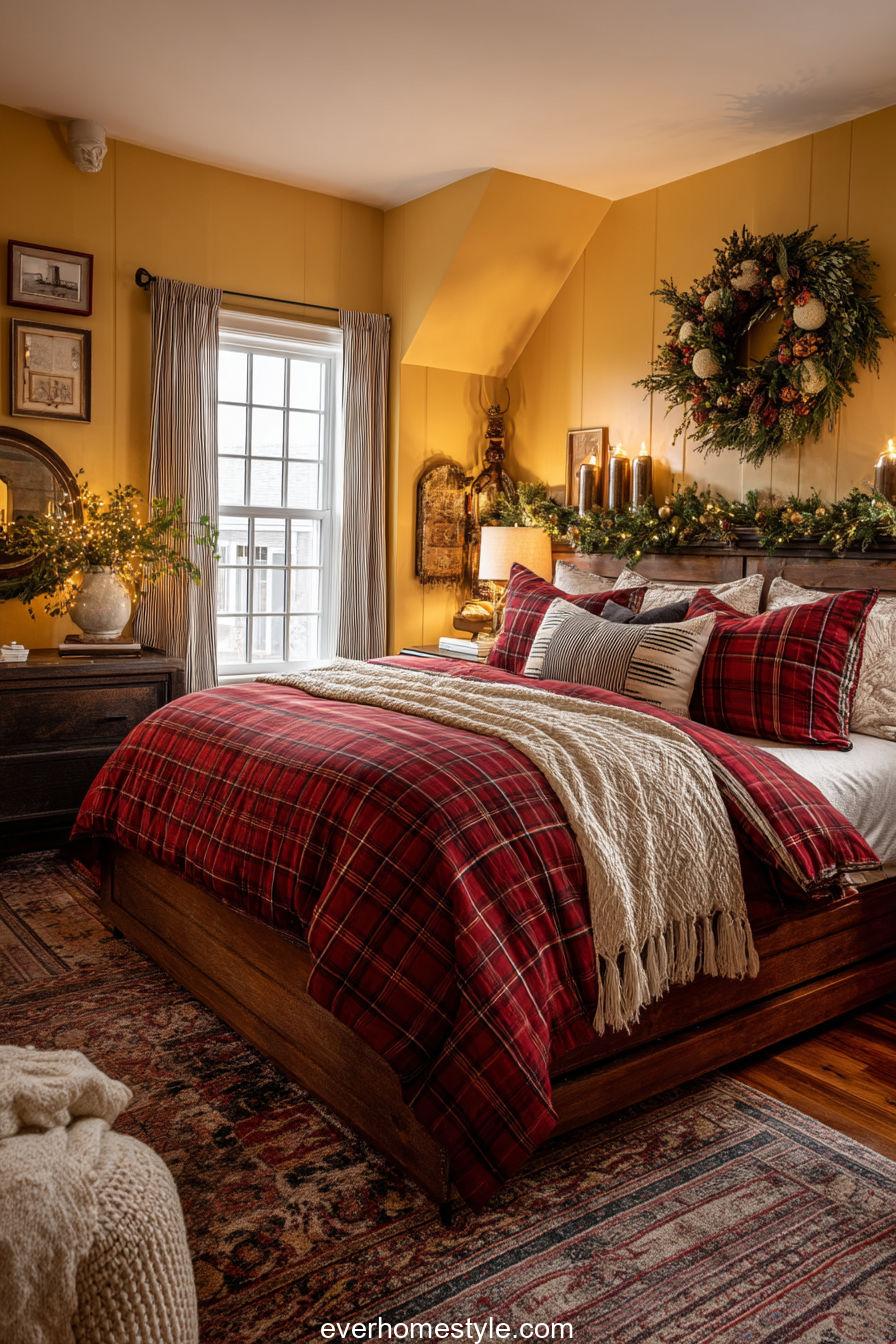 Classic Christmas Inspiration Bedroom