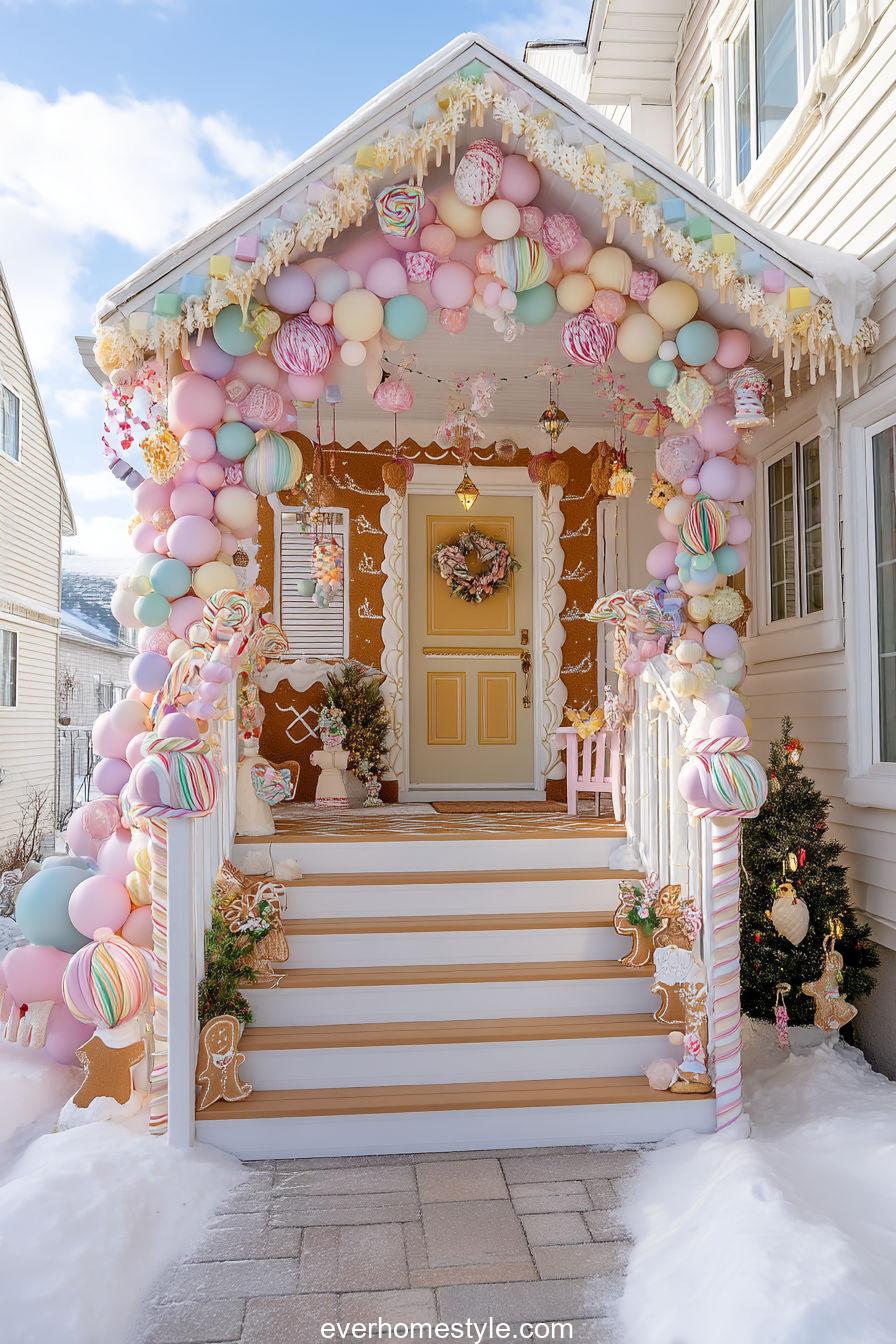 Gingerbread House-Inspired Porch