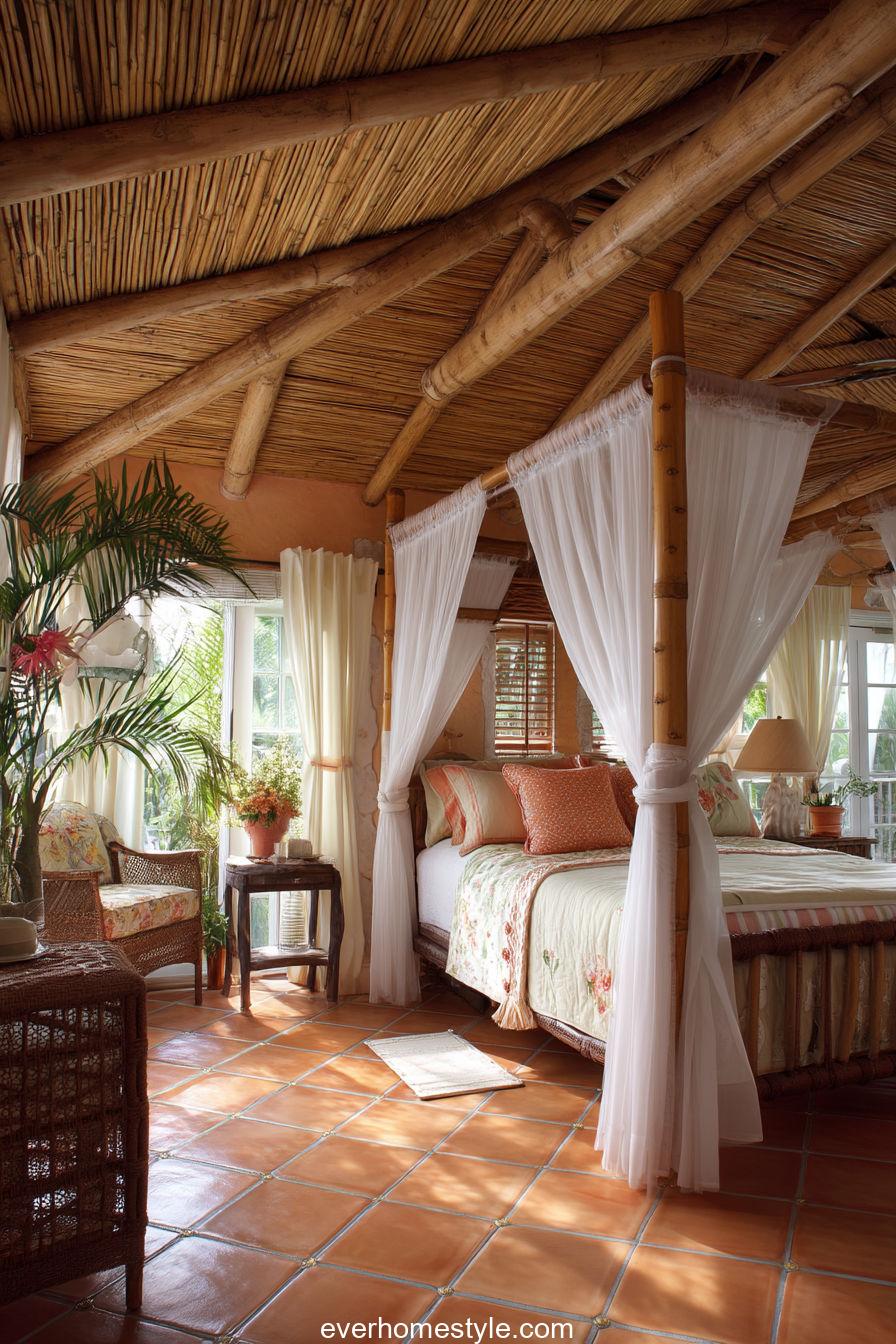 Bamboo Ceiling Tranquility