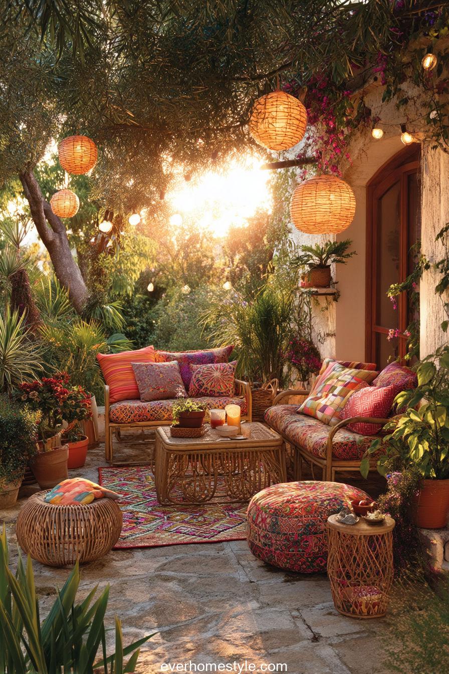 Bohemian Garden Corner