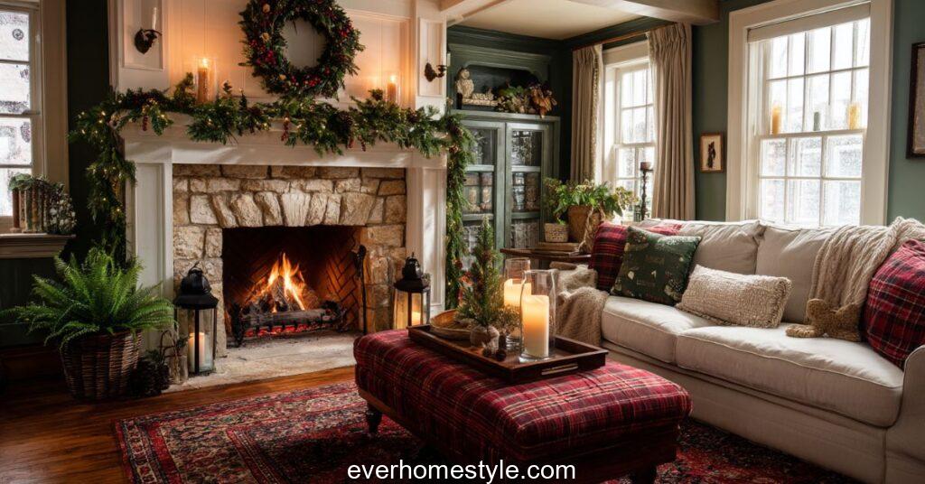Christmas mantel decorating ideas