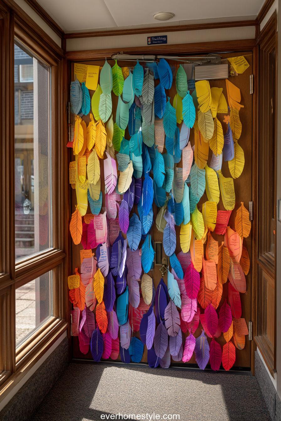 Thankful Rainbow Door