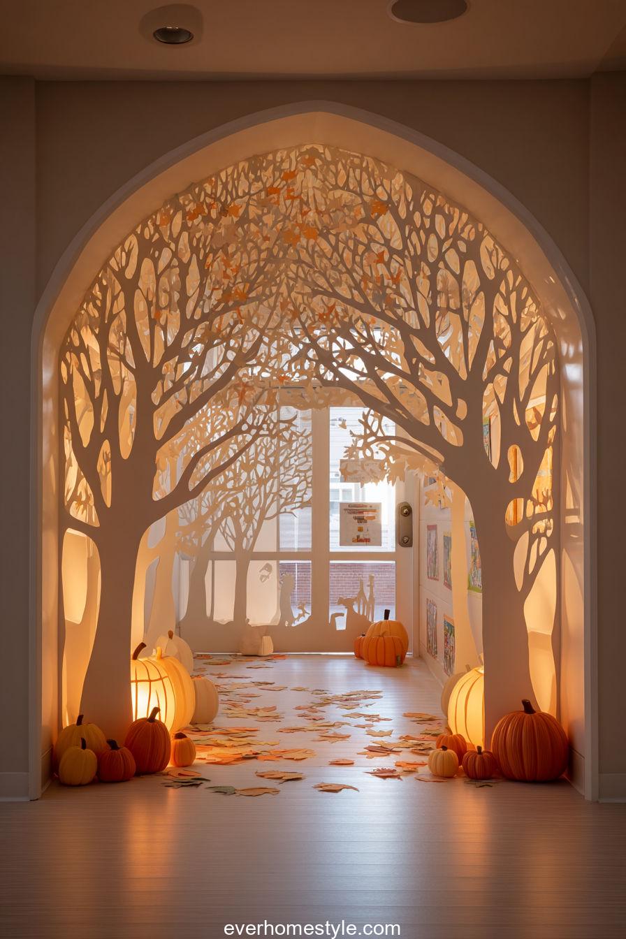 Autumn Window Door