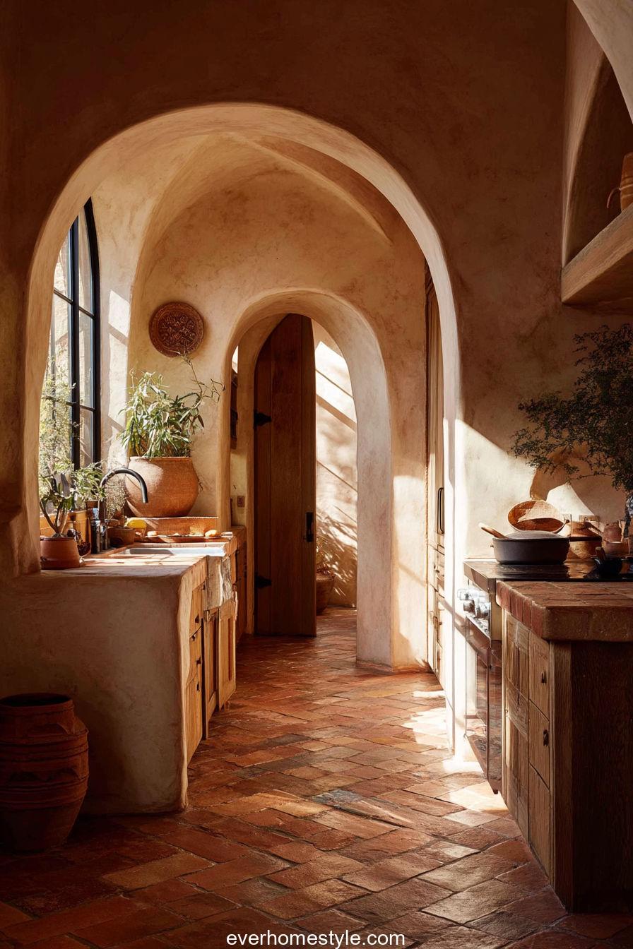 Spanish Style Small Kitchen