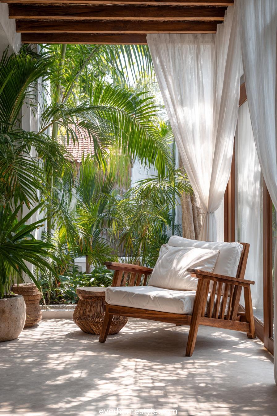 Tropical Deck Garden