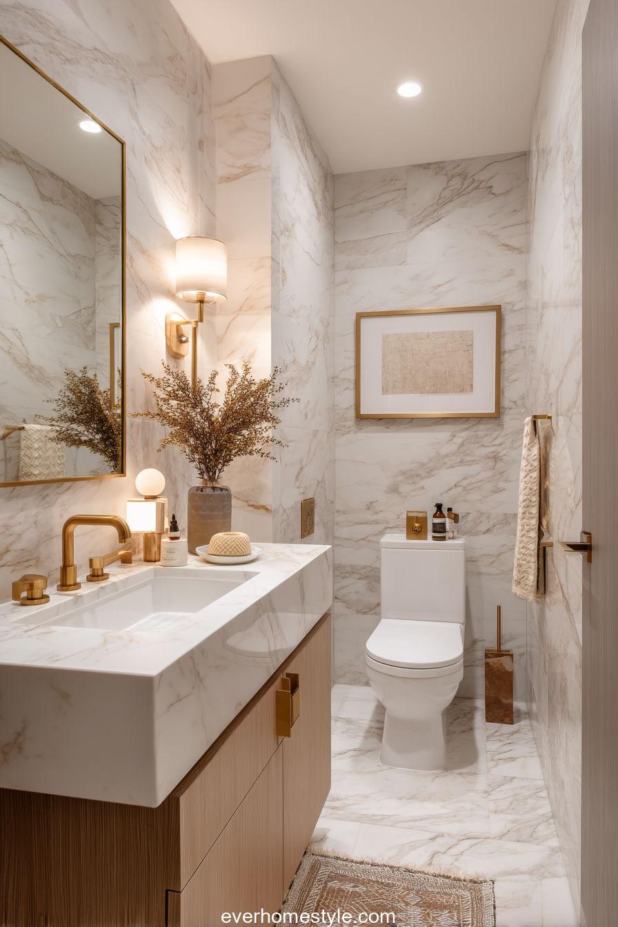 Luxury Marble Compact