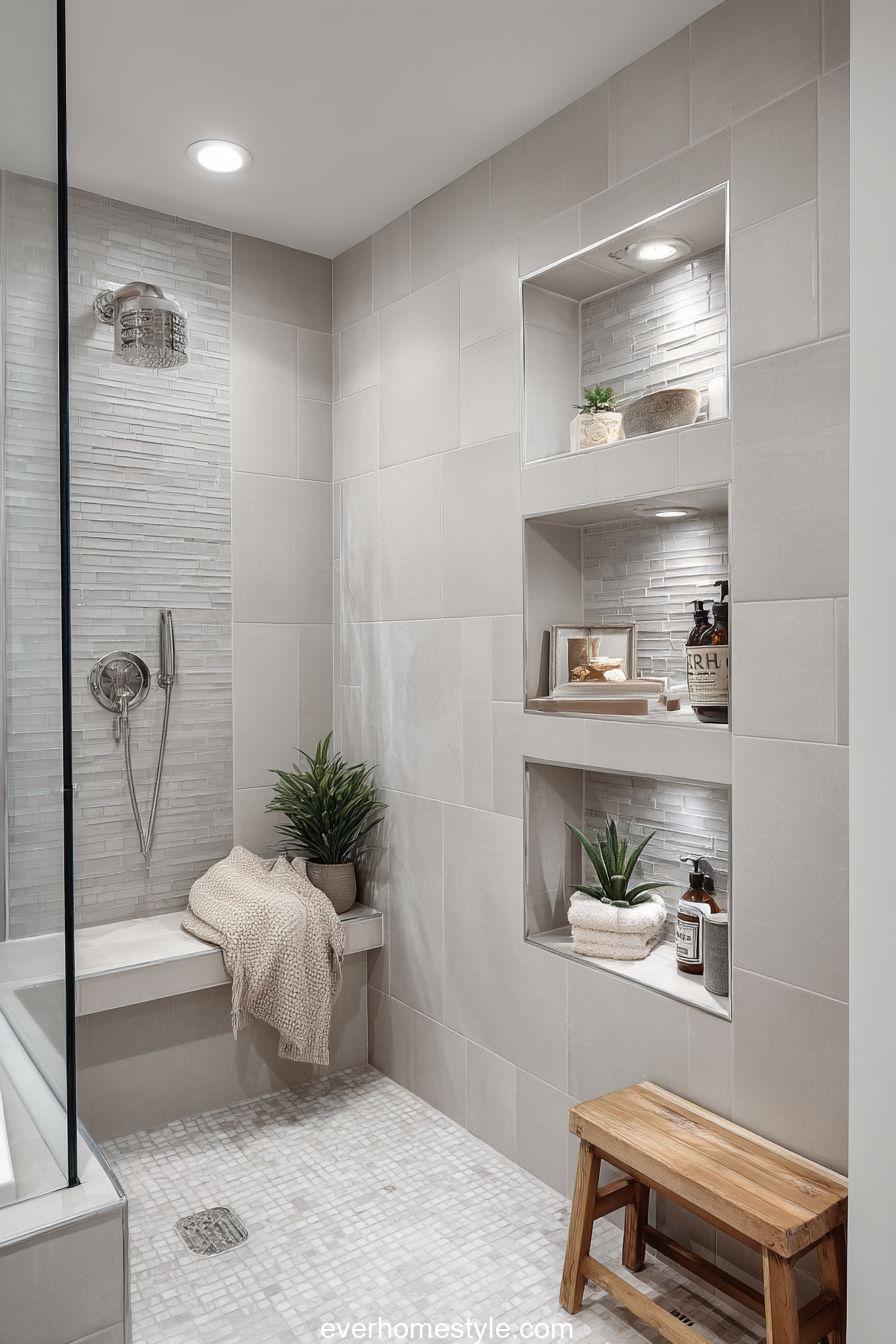 Built-In Niche Shelves