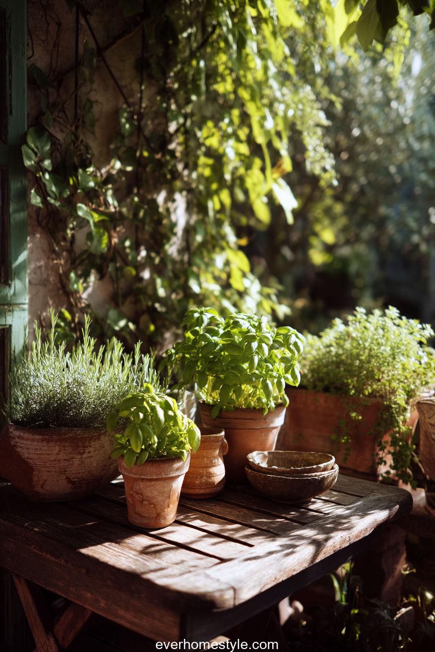 Herb Garden Terrace Table