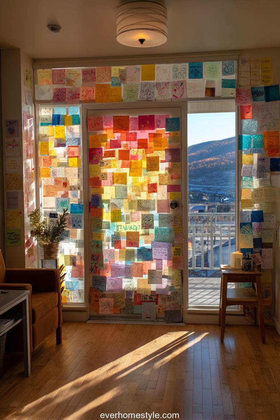 Grateful Classroom Quilt Door