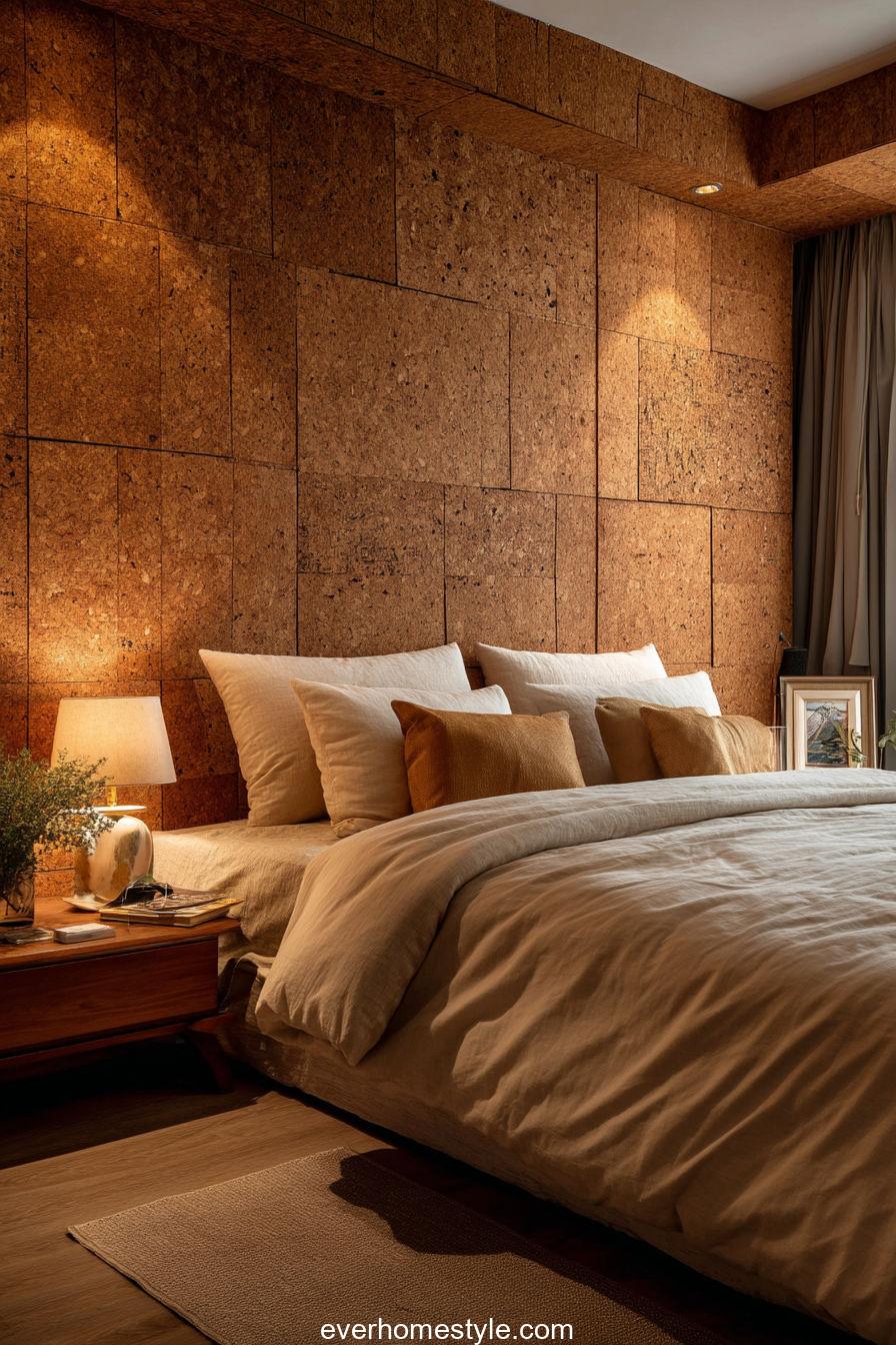 Cork Wall Natural Design