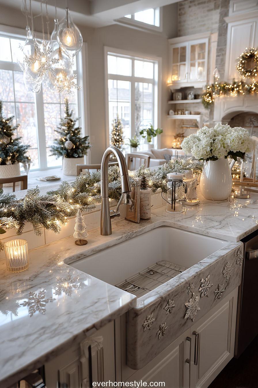 Winter Wonderland Sink Area