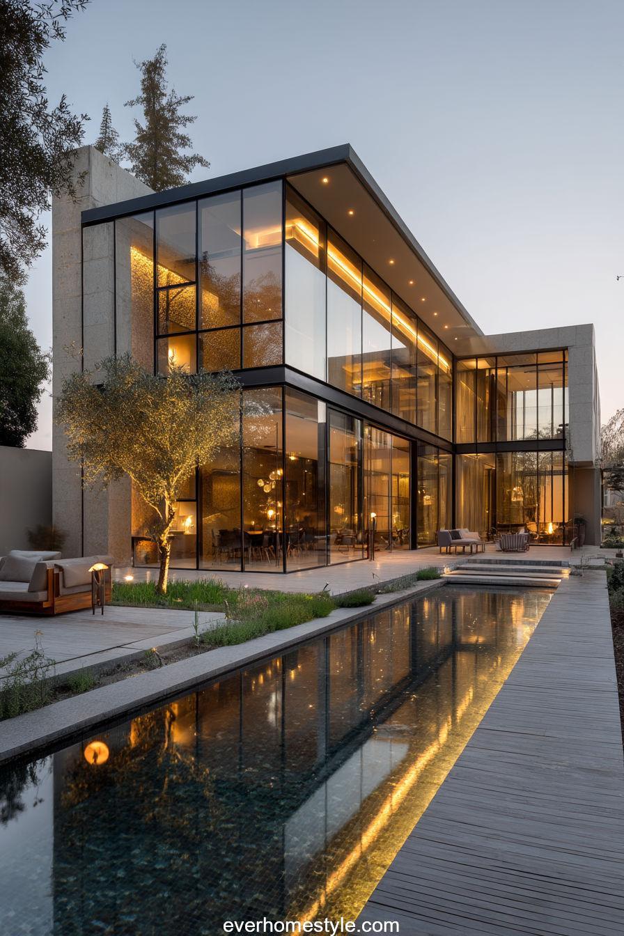 Aurora Linear Estate full exterior