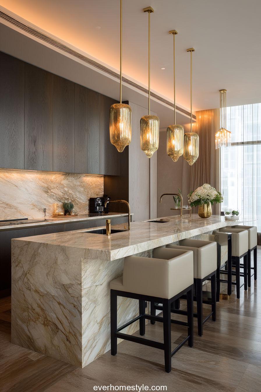 Luxury Marble Kitchen Design