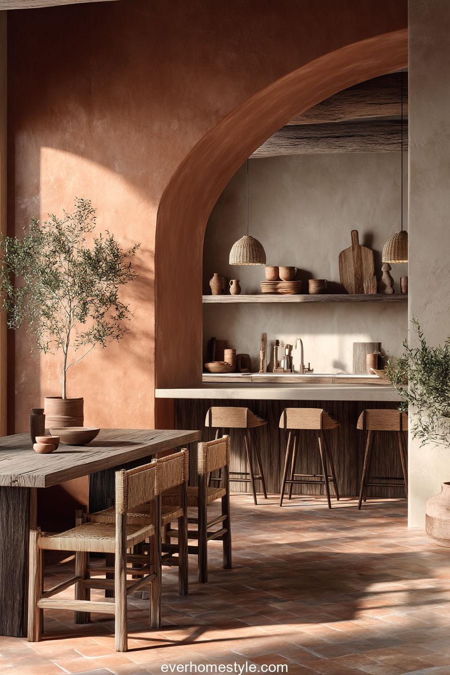 Earthy Terracotta Kitchen