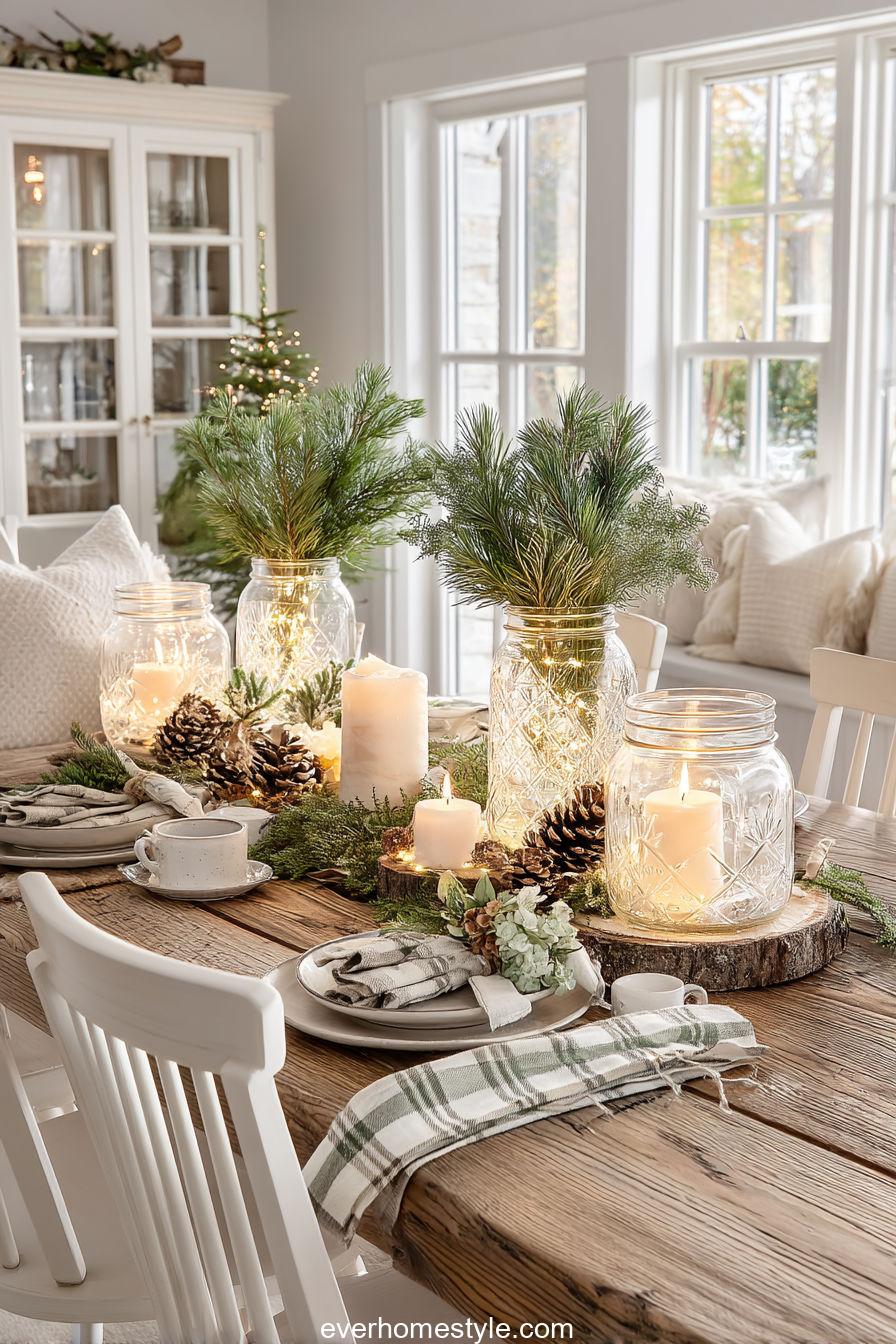 Mason Jar Candle Lanterns