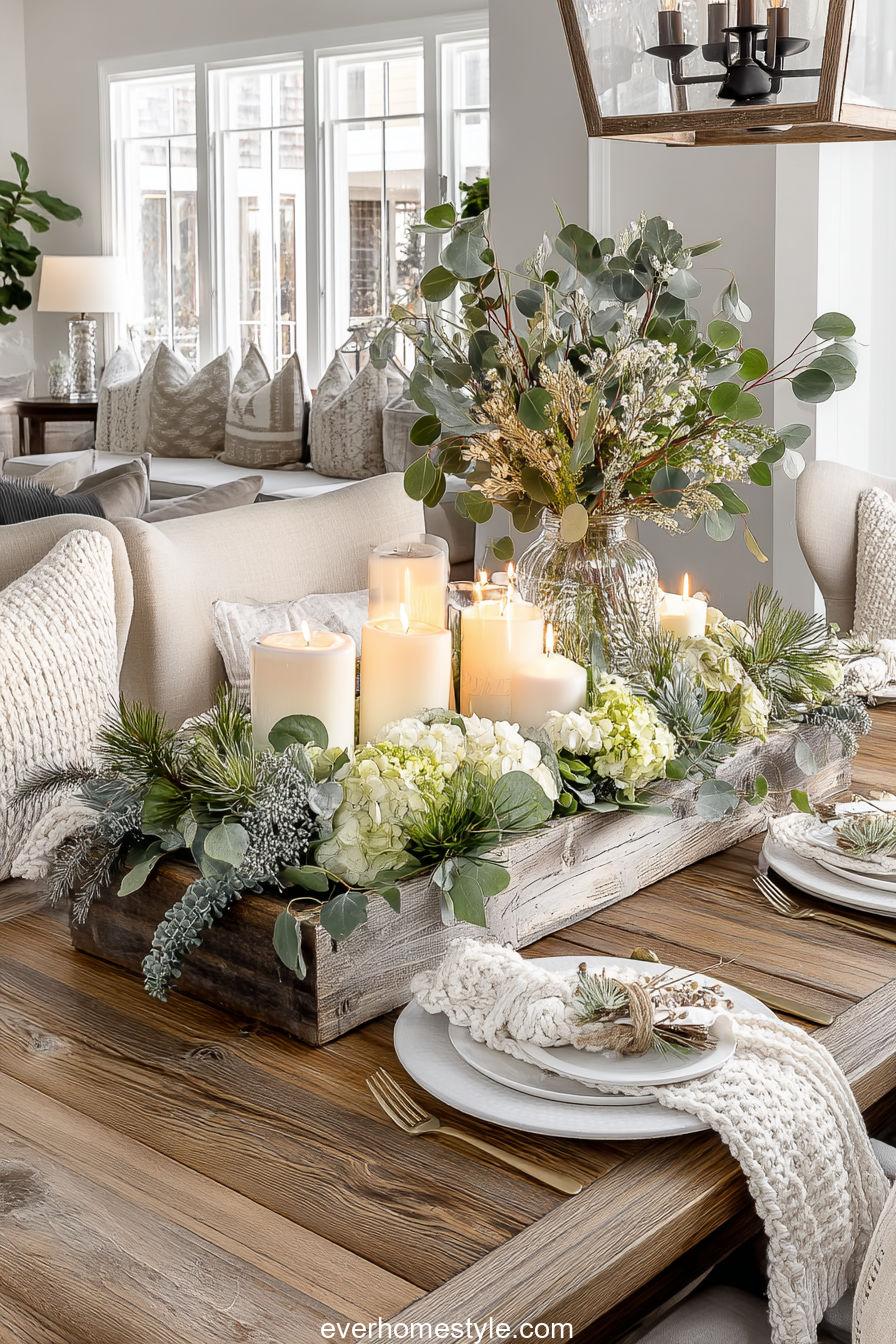 Natural Greenery Centerpiece