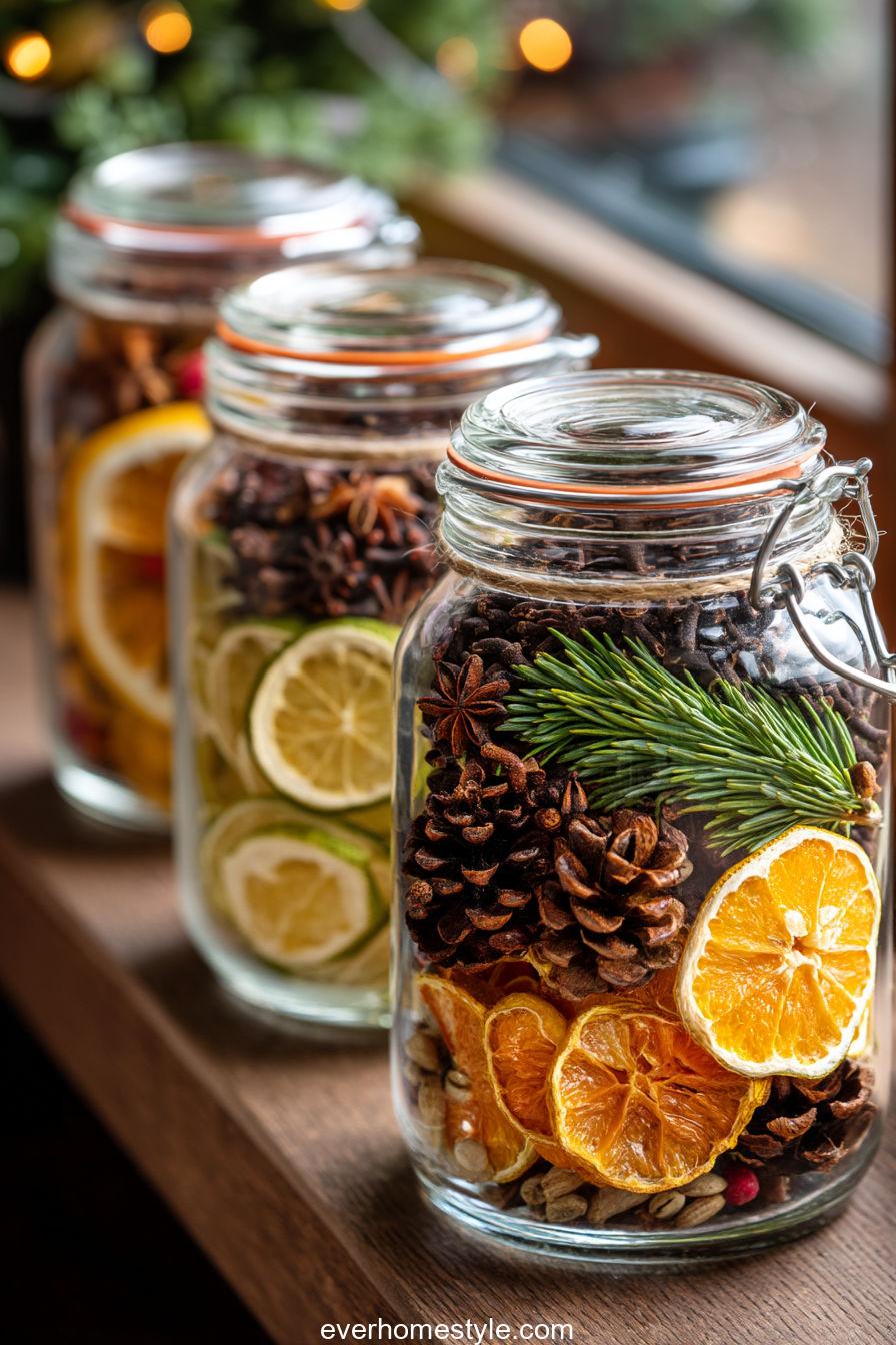 Scented Potpourri Jars