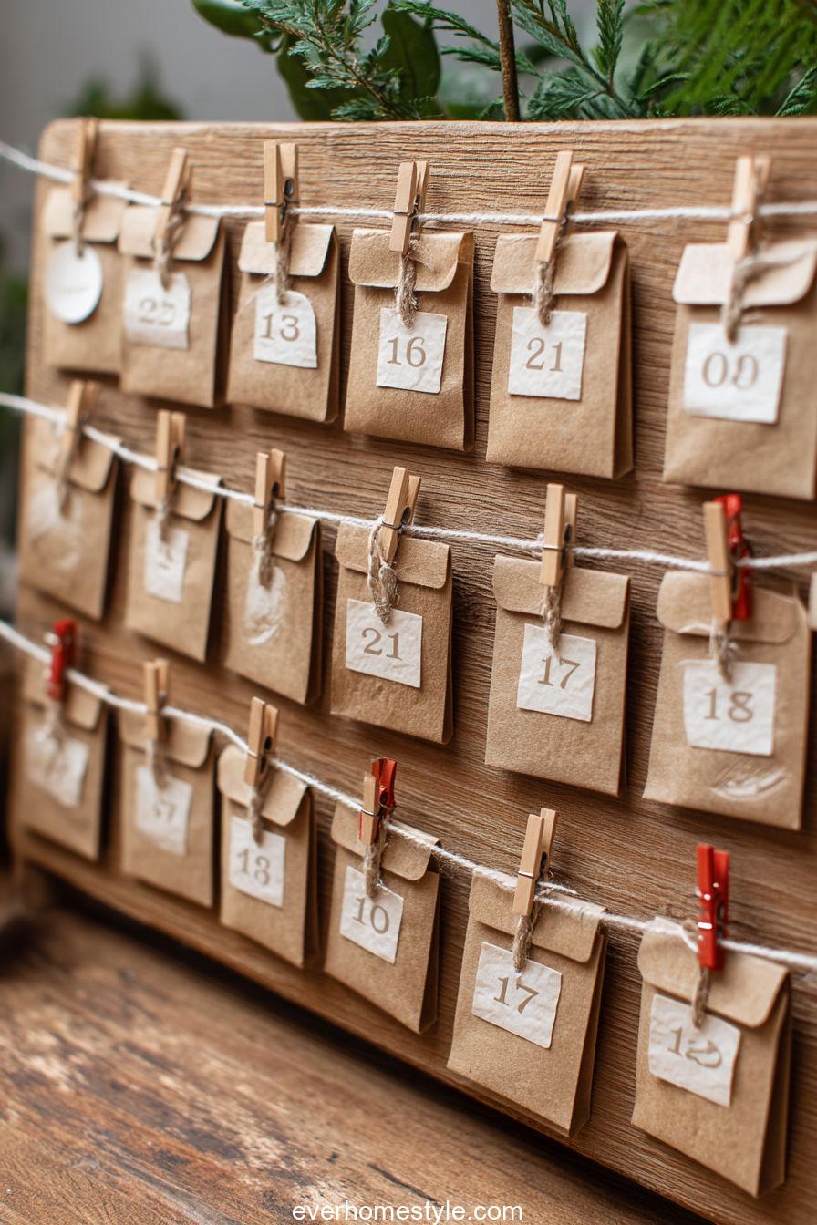 Rustic Advent Calendar
