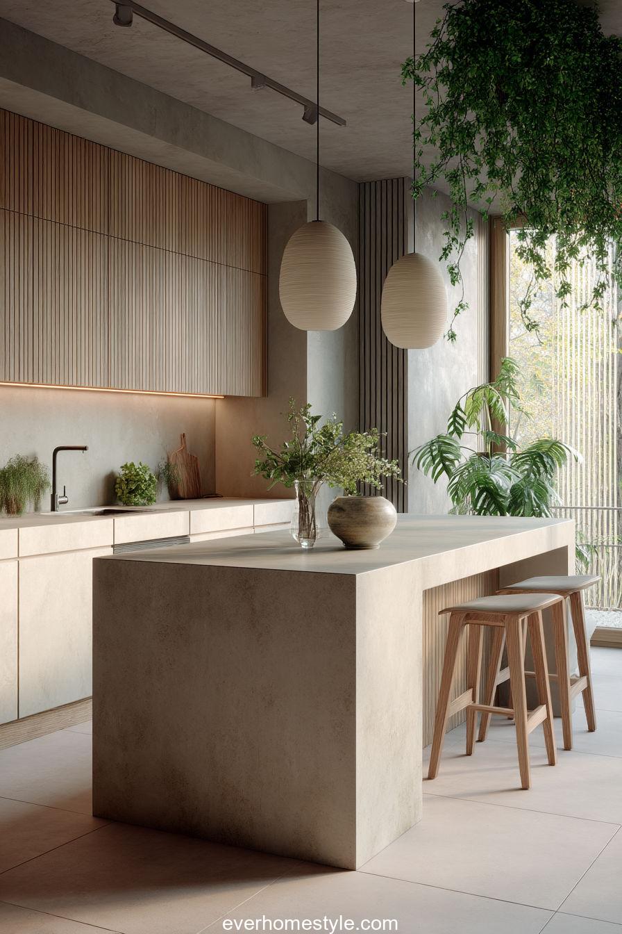 Earth-Inspired Kitchen