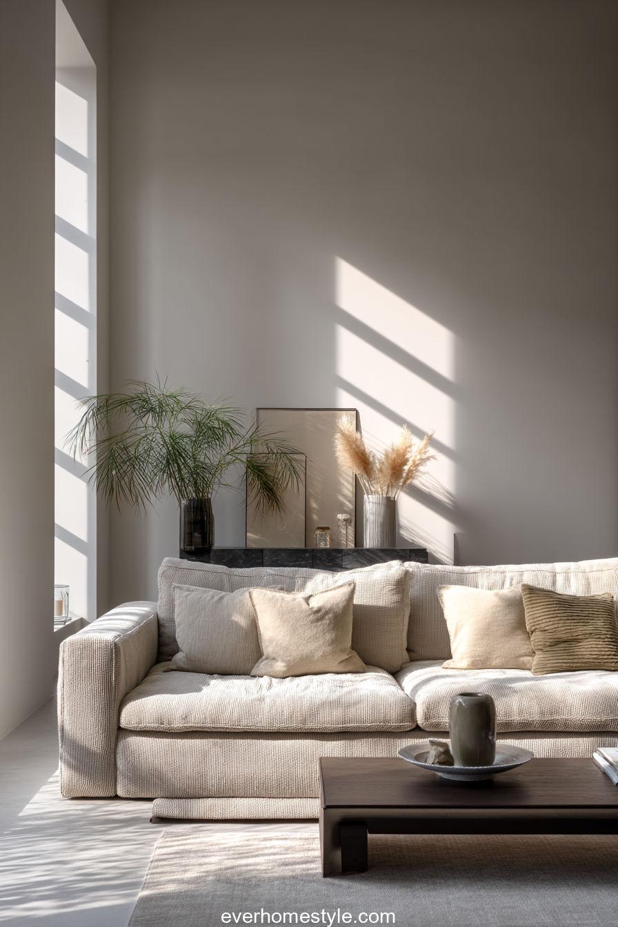 Neutral Lounge Decor